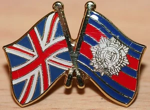 UK & Royal Logistics Corps Friendship Pin Badge - Picture 1 of 1