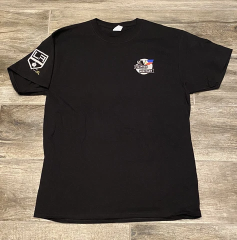 Los Angeles Kings “NEW” Black FILIPINO HERITAGE 🇵🇭 Shirt Size Large Cover