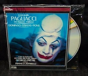 New, Unopened Pagliacci starring José Plácido Domingo & Teresa Stratas  CD Video - Image 1 of 1