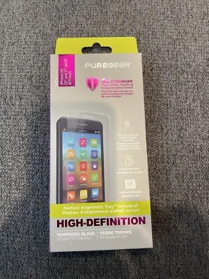 PureGear HD Tempered Glass Screen Protector for iPhone 6/6s/7/8/SE 2nd Gen - Image 1 of 2