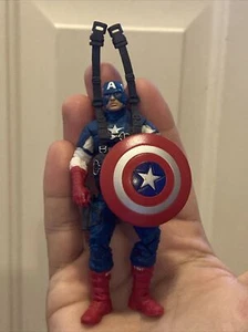 Captain America Action Figure Deluxe Mission Pack Paratrooper Dive w/ Harness - Picture 1 of 3