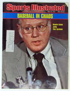 Sports Illustrated June 28, 1976 -- Bowie Kuhn -- Bowie Kuhn Jolts the System - Picture 1 of 2