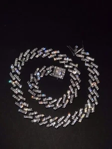 COLLANA UOMO ICE TRAP ARGENTO NUOVA - ORIGINALE PREZIOSI MILANO - Foto 1 di 13