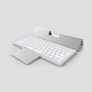 Wireless Bluetooth keyboard ultrathin Supportable touchpad Rechargeable Portable - Picture 1 of 22