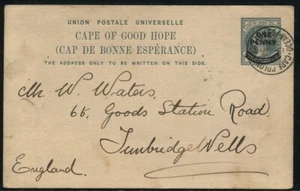 SOUTH AFRICA CAPE STATIONERY OCEAN POST OFFICE VICTORIA 1898 - Picture 1 of 2