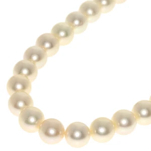 MIKIMOTO Necklace Akoya pearl Pearl Silver - Picture 1 of 5