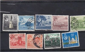 Trinidad & Tobago - Pictorial definitives - 9 used stamps 1960-67 - Picture 1 of 1
