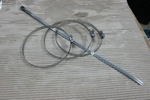 3 x Stainless Duct Band Jubilee Clip 500mm long 180mm dia Marine Grade Stainless - Picture 1 of 5