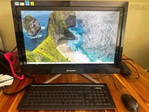 lenovo AIO all in one desktop 24" Touchscreen PC, i5, SSD, - Picture 1 of 3