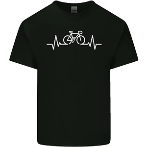 Bicycle Pulse Cycling Cyclist Bike MTB Kids T-Shirt Childrens