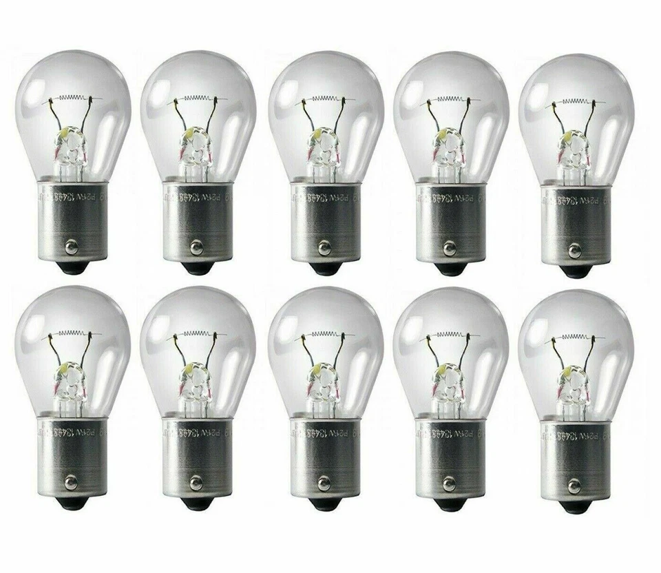 10x BA15S P21W 12V 21W BA15s Glüh Lampe Birne KFZ PKW Stop Signal Licht - Bild 1 von 2