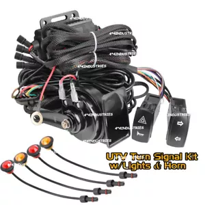 Plug and Play Turn Signal Horn Street Legal Kit For 19+ Polaris Ranger 1000 XP - Picture 1 of 14