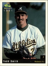 1991 Modesto A's Classic/Best #14 Todd Smith