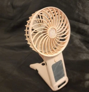 Mini Handheld Fan,4 Speed Adjustable Portable Battery Operated Fans,Usb Recharge - Picture 1 of 9