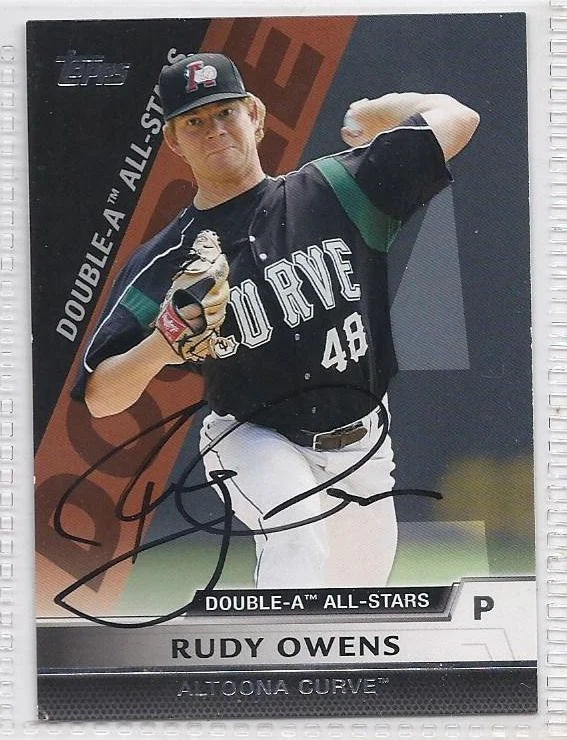 Rudy Owens Signed Autographed 2011 Topps Pro Debut Minor League All Star card - Image 1 of 1
