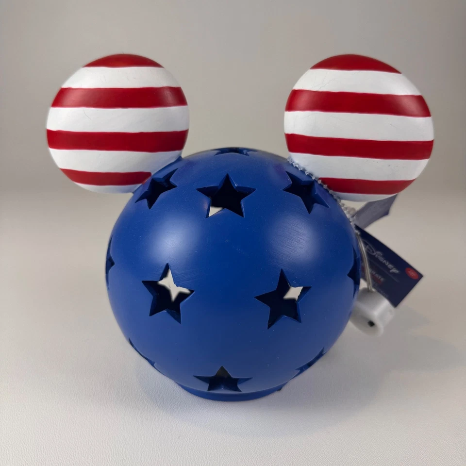 Disney Mickey Mouse Americana Decorativo LED Acento Luz Estrellas Patrióticas Foto 1 de 4
