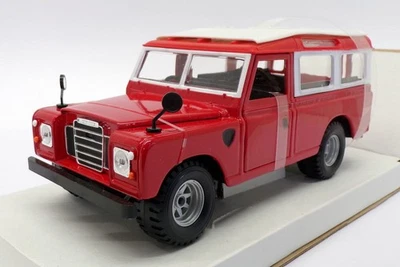 Coche Modelo Burago Escala 1/24 18-22063 - Land Rover Serie II - Rojo Foto 1 de 4