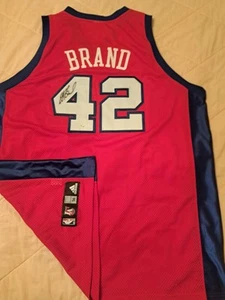 NWOT ELTON BRAND LA CLIPPERS SIGNED ADIDAS SWINGMAN JERSEY PSA/DNA COA SZ 56 - Picture 1 of 11