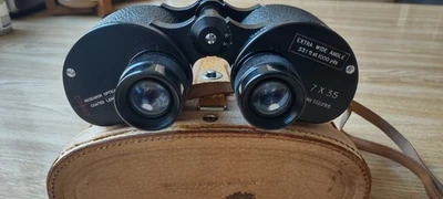 Research Optical 7x35 Extra Wide Angle 531 Feet @1000 Yds w/Case Great Condition - Image 1 of 4