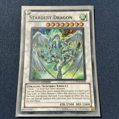 Stardust Dragon CT07-EN021 *NM* Limited Edition Super Rare Yugioh Card - Image 1 of 3