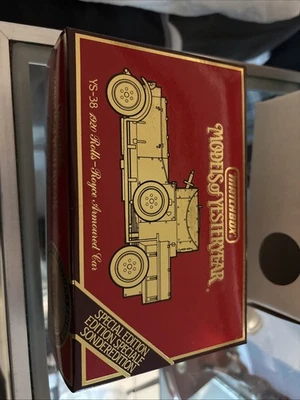 COCHE BLINDADO ROLLS-ROYCE VINTAGE 1990 MATCHBOX MODELOS DE ANTAÑO YS38 1920 Foto 1 de 4