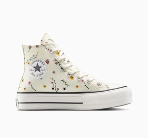 Converse Chuck Taylor All Star Lift Plateau Embroidered Blooms High-Top Schuhe - Bild 1 von 8