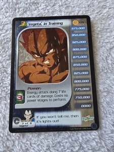 DBZ Dragon Ball Z FOIL Vegeta, In Training 175 CCG Limited Trunks Saga MP 2002 - Picture 1 of 6