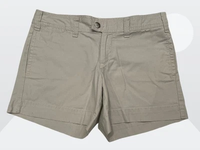 Pantalones Cortos Chinos Gap Favoritos Para Mujer Caqui/Tostado Largo Medio Todo Algodón Talla 10 Foto 1 de 4
