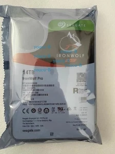 Seagate IronWolf Pro ST14000NE0008 14TB 7200 RPM 256MB Cache SATA 6.0G/S 3.5 HDD - Picture 1 of 6