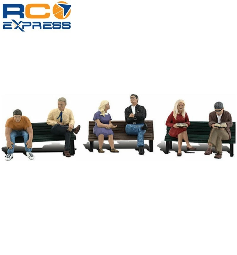 Woodland Scenics HO People on Benches WOOA1924 - Image 1 of 1