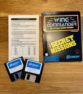 Wing Commander - The secret Missions Addon PC 3.5 1990 - Bild 1 von 2