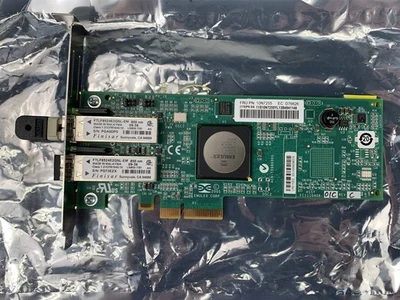 IBM 10N7255 4GB Dual Port Optical LC Fiber PCI-E HBA FC1120005-01C5 - Image 1 of 2