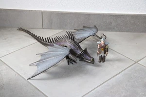 How to train your dragon trainer SKRILL e DAGUR spin master dreamworks Drago - Imagen 1 de 11