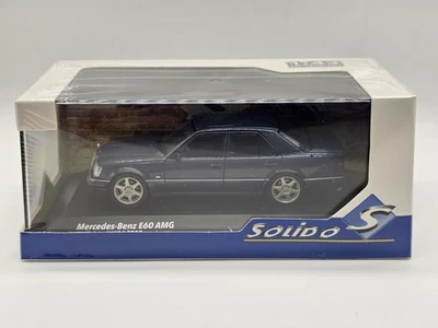 Mercedes Benz AMG E60 Blu 1:43 Solido In Box - Immagine 1 di 2