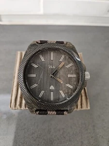 WeWood watch wood cotton fiber Wenge Earth - Picture 1 of 7