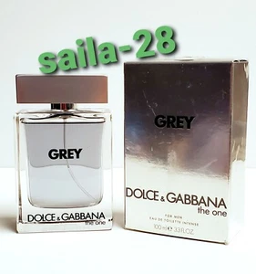 Dolce Gabbana Grey "The One" for Men 3.3 oz Eau de Toilette Intense Spray - Picture 1 of 3