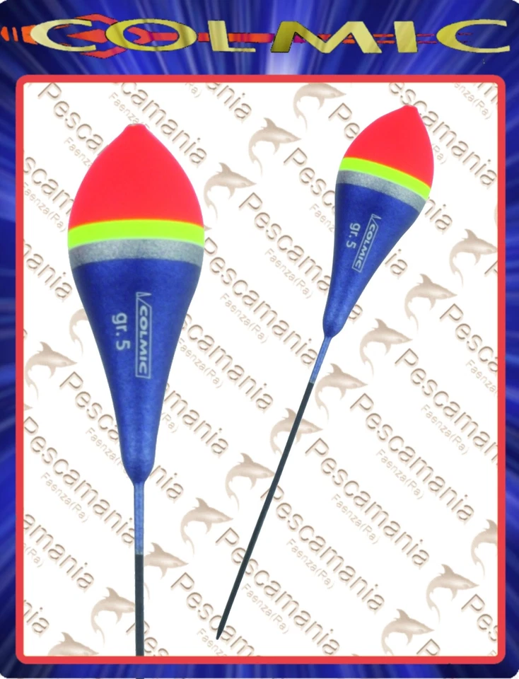 Galleggiante Colmic Monaco trota lago striscio foro passante - Imagen 1 de 1