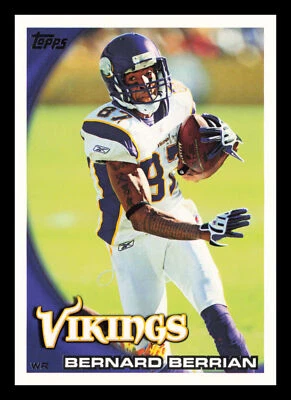 Bernard Berrian #438 2010 Topps Minnesota Vikings Football - Image 1 of 2