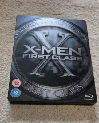X-MEN FIRST CLASS BLU RAY STEELBOOK (HMV EXCLUSIVE) - Image 1 of 3