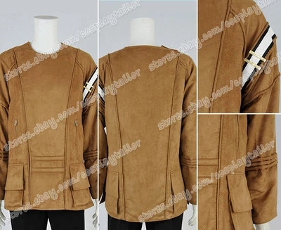 Uniforme Se Ajusta a Star Trek La Película Capitán Kirk Cosplay Chaqueta de Gamuza Foto 1 de 4