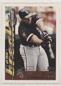 1995 Topps Traded & Rookies At The Break Frank Thomas #1 HOF