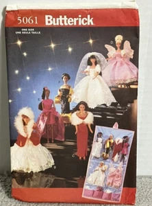 Butterick Crafts Fashion Doll Clothes Organizer Sewing Pattern 5061 Partial Cut  - Picture 1 of 3