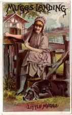 Baldwin Gleason Theater Play "Muggs Landing", Little Mugg, 1886-87, Trade Card