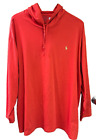 Mens Used Polo Ralph Lauren 4Xb/4Tg/4Eb - Red L/S Hooded Pullover