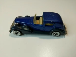 Hot Wheels '35 Classic Caddy Cadillac White Wall 1981 Blue Made in Malaysia - Picture 1 of 6