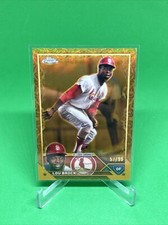 2023 TOPPS GILDED COLLECTION LOU BROCK REFRACTOR /99 ST. LOUIS CARDINALS