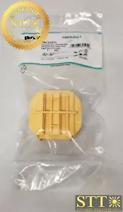 FBC2X2YL PANDUIT FIBERRUNNER QUIKLOCK COUPLER 2X2 YELLOW NEW - Picture 1 of 3