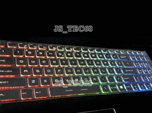For MSI GP62 GP72 GL62 GP62VR GP62MVR GP72MVR Keyboard US Black Color Backlit - Zdjęcie 1 z 3