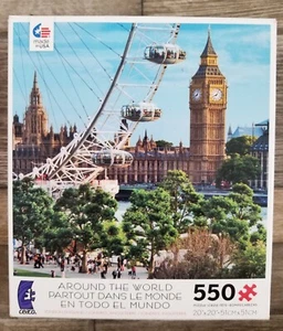CEACO AROUND THE WORLD LONDON ENGLAND Sights of Southbank 550 Pc Jigsaw Puzzle - Bild 1 von 4