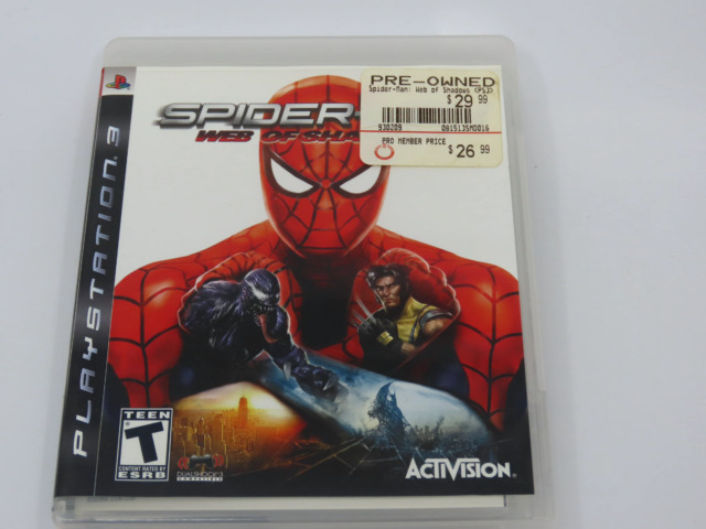 Spider-Man Web of Shadows Nintendo Wii 2008 Complete 47875832930